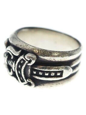 Chrome Hearts Dagger Ring Silver